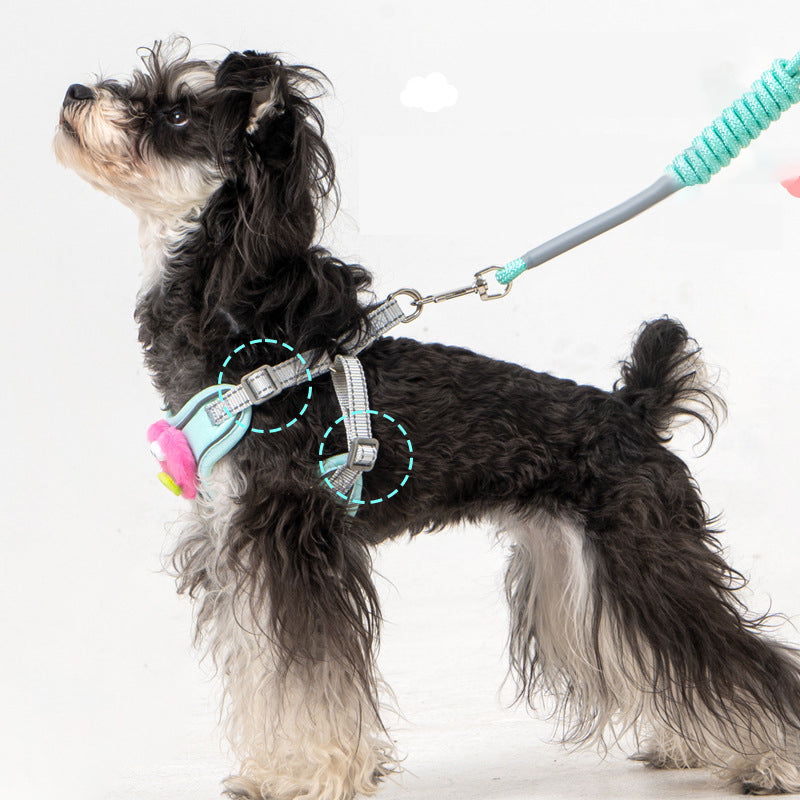 No Pull Dog Harness With Multifunction Dog Leash,Soft Adjustable No Choke Escape Proof