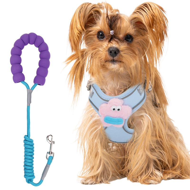 No Pull Dog Harness With Multifunction Dog Leash,Soft Adjustable No Choke Escape Proof