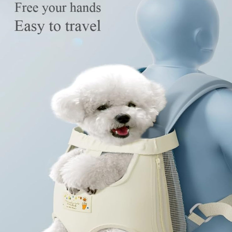 Breathable Dog Carrier Backpack Adjustable Chest Harness