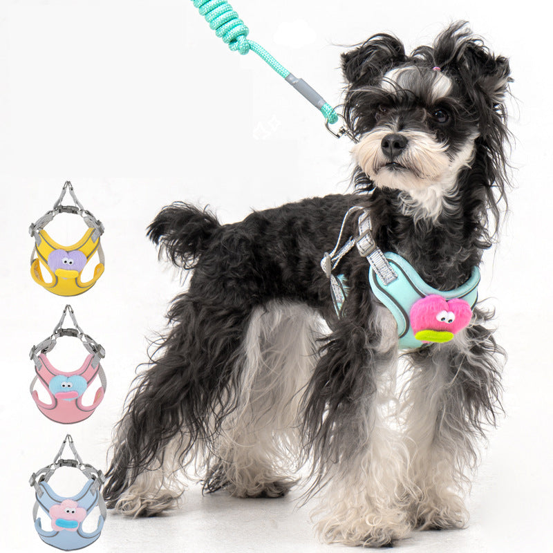 No Pull Dog Harness With Multifunction Dog Leash,Soft Adjustable No Choke Escape Proof