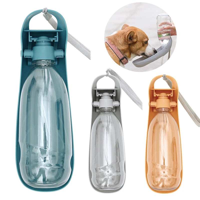 Portable Dog Water Bottle For Travel Walking Running Puppy