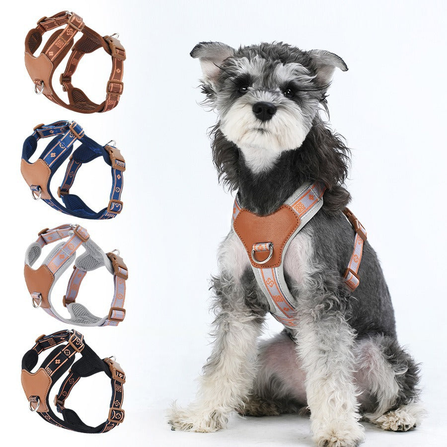 Breathable Reflective Pet Harness For Dogs