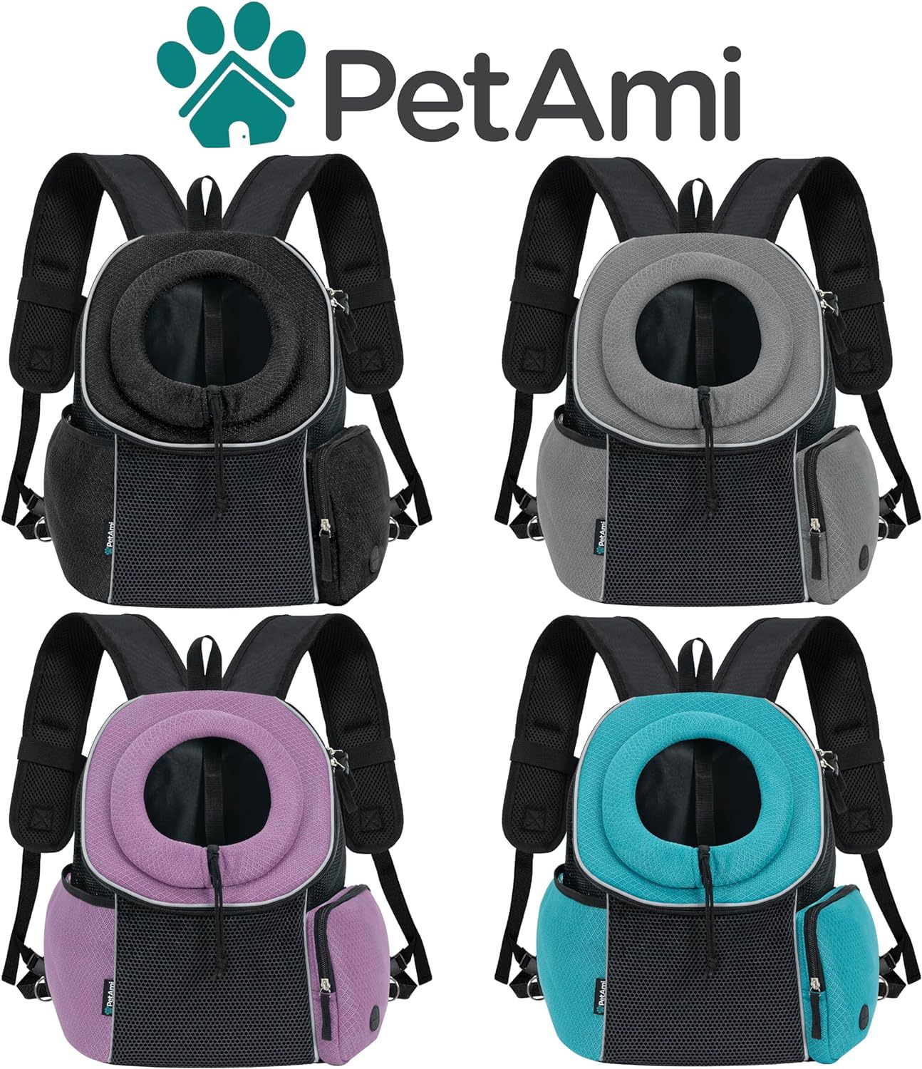 Pet Dog Carrier Bag Carrier For Dogs Backpack Portable Travel Breathable