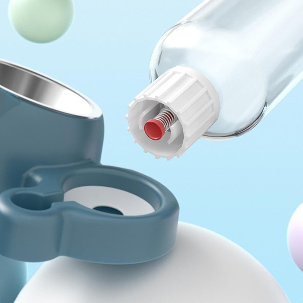 Cat Food And Water Bowl Set - 16 Degree Tilted Dog Dish With Water Dispenser