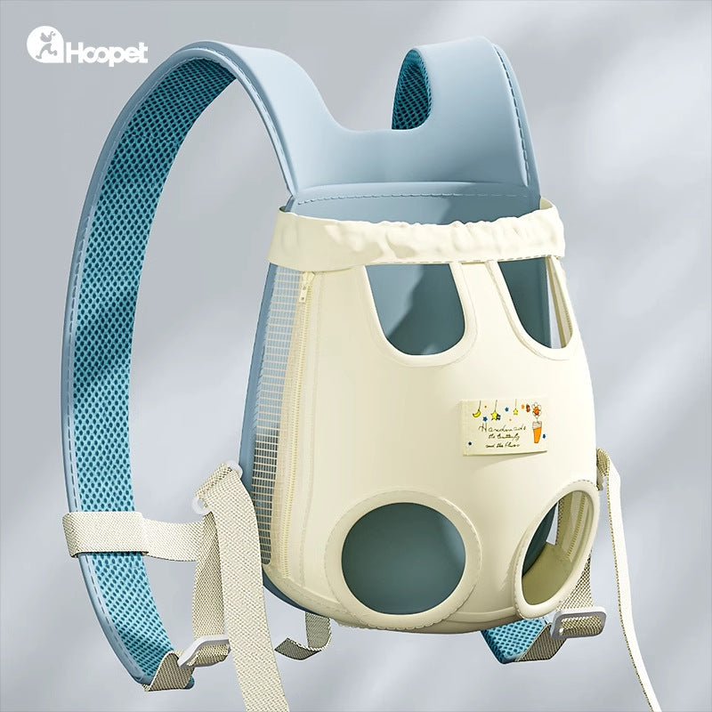 Breathable Dog Carrier Backpack Adjustable Chest Harness