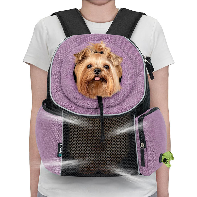 Pet Dog Carrier Bag Carrier For Dogs Backpack Portable Travel Breathable